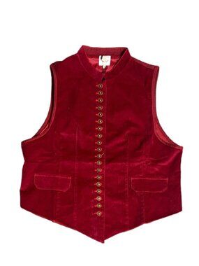 Jaded Gypsy Mesmerized Vest Boho Cotton Vest Women Fitted Western Top